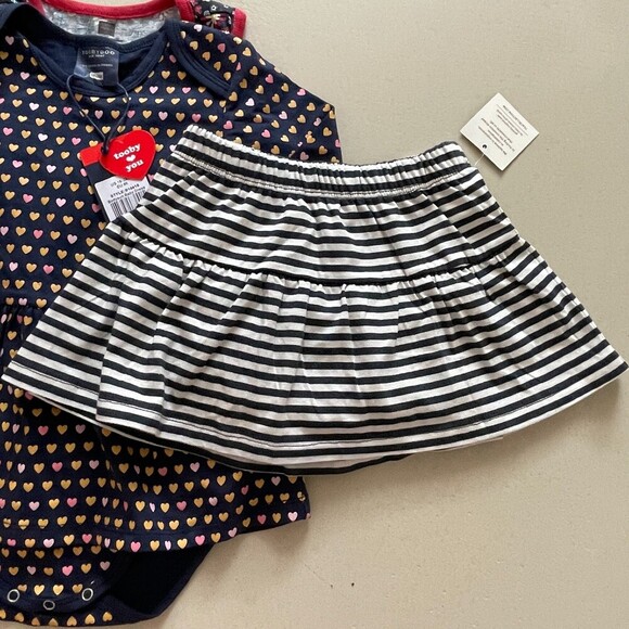 18-24 months Bundle of 3 Dresses and Skirt Tea Collection ToobyDoo - Picture 5 of 10